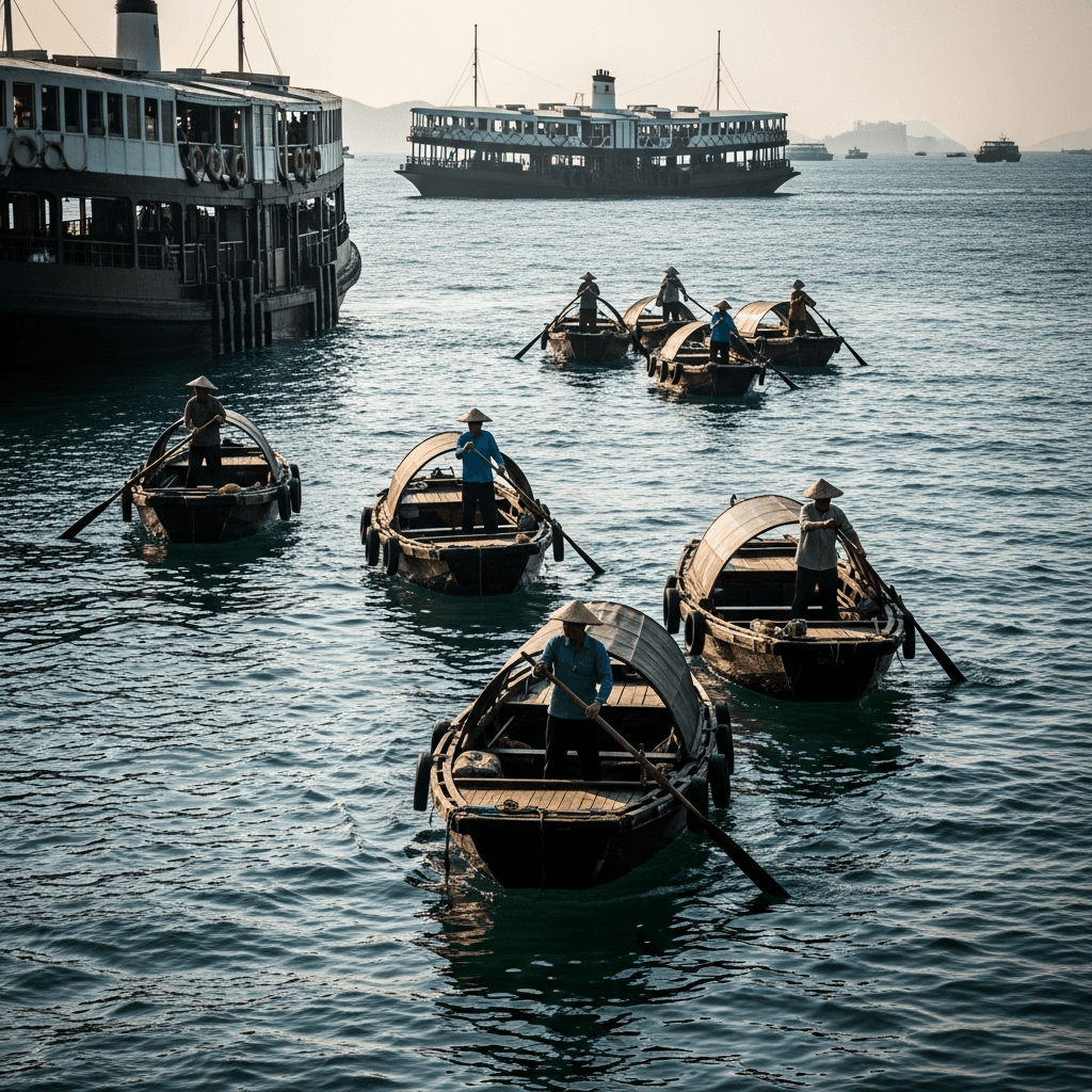 The Oarswomen of Kowloon Point: The Forgotten Sampan Sisters of the Star Ferry Gap
